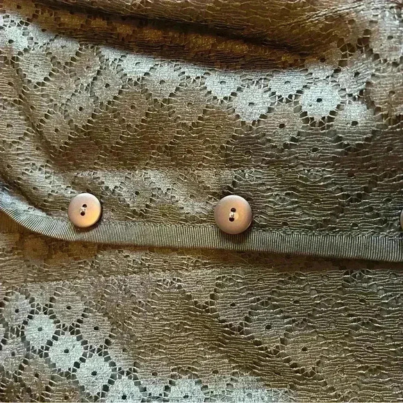 Stunning Kay Unger Black Blazer Lightweight  Fall Lace Bows - Picture 4 of 14